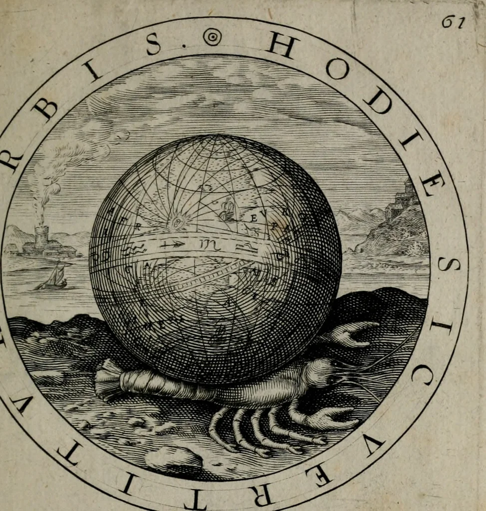 An illustration from Gabrielis Rollenhagii Selectorum emblematum centuria secunda, 1613, leaf 144