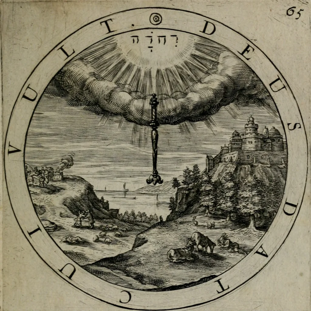 An illustration from Gabrielis Rollenhagii Selectorum emblematum centuria secunda, 1613, leaf 150