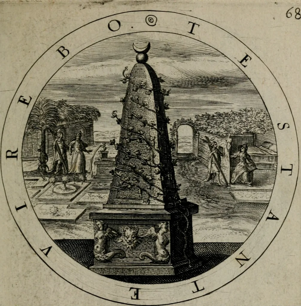 An illustration from Gabrielis Rollenhagii Selectorum emblematum centuria secunda, 1613, leaf 156