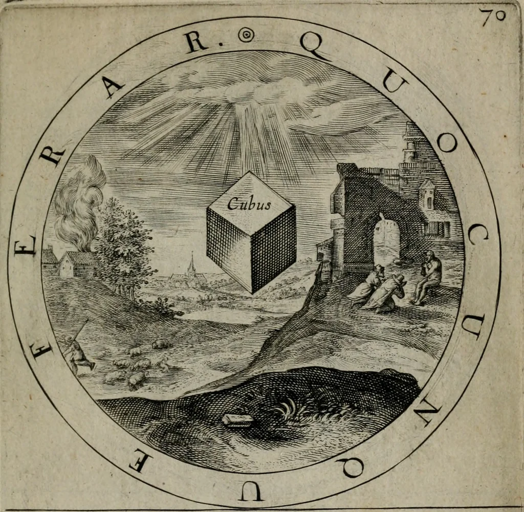 An illustration from Gabrielis Rollenhagii Selectorum emblematum centuria secunda, 1613, leaf 160