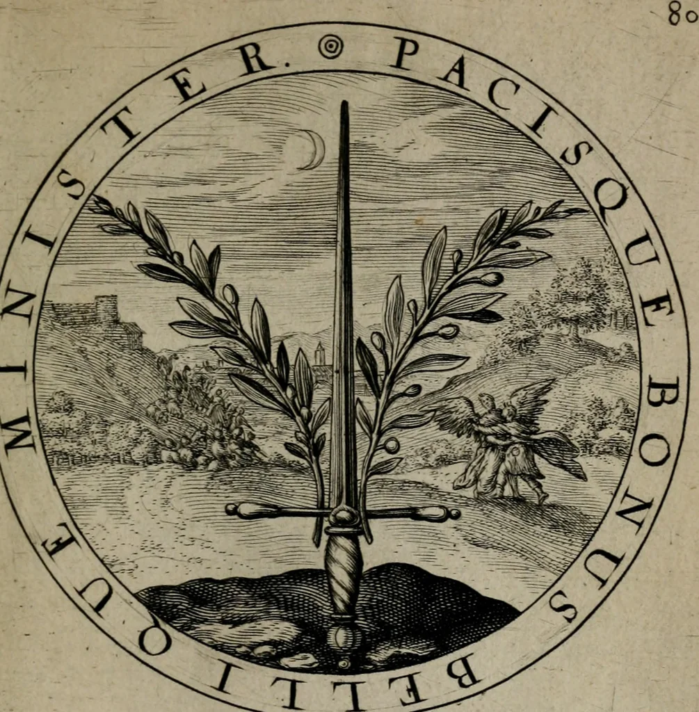 An illustration from Gabrielis Rollenhagii Selectorum emblematum centuria secunda, 1613, leaf 180