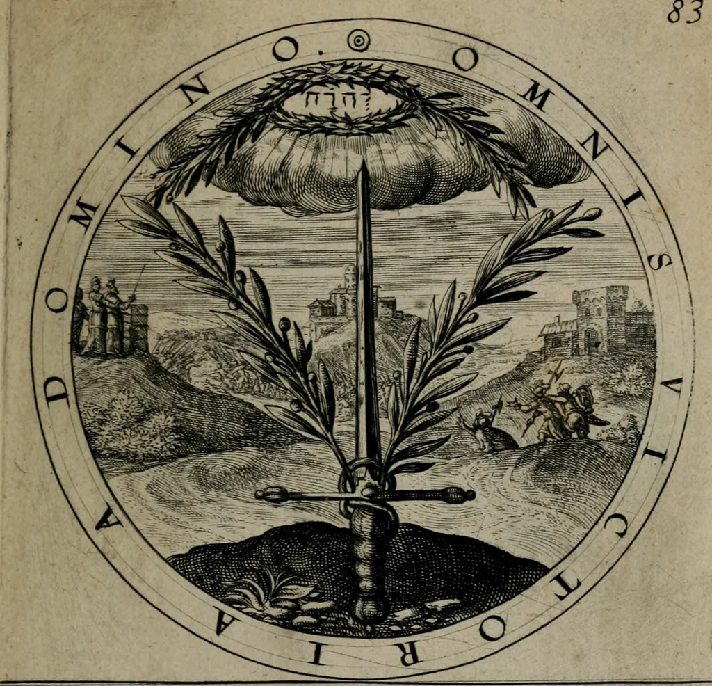 An illustration from Gabrielis Rollenhagii Selectorum emblematum centuria secunda, 1613, leaf 186