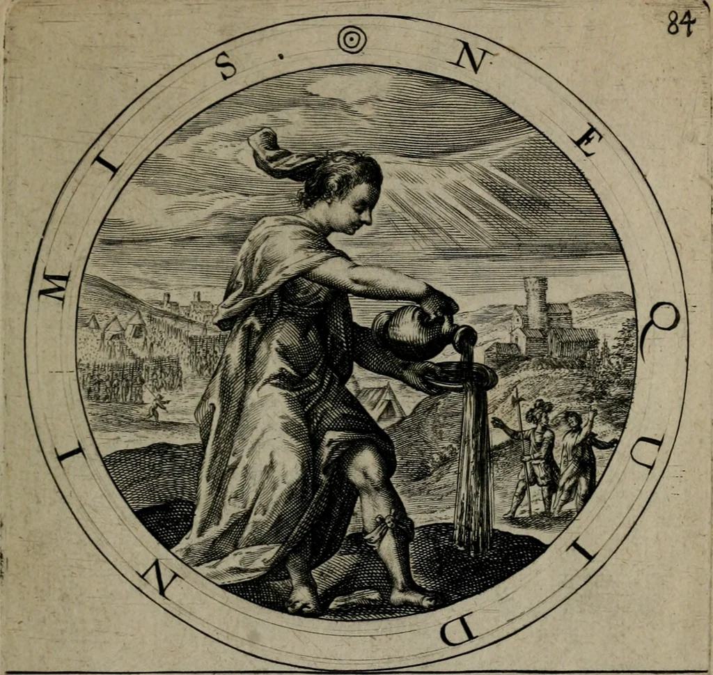 An illustration from Gabrielis Rollenhagii Selectorum emblematum centuria secunda, 1613, leaf 188