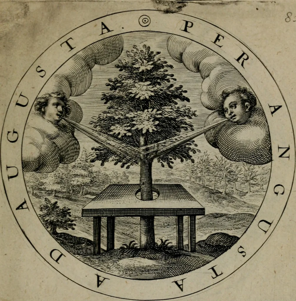 An illustration from Gabrielis Rollenhagii Selectorum emblematum centuria secunda, 1613, leaf 190