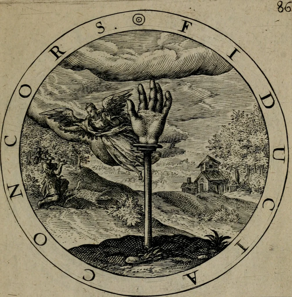 An illustration from Gabrielis Rollenhagii Selectorum emblematum centuria secunda, 1613, leaf 192