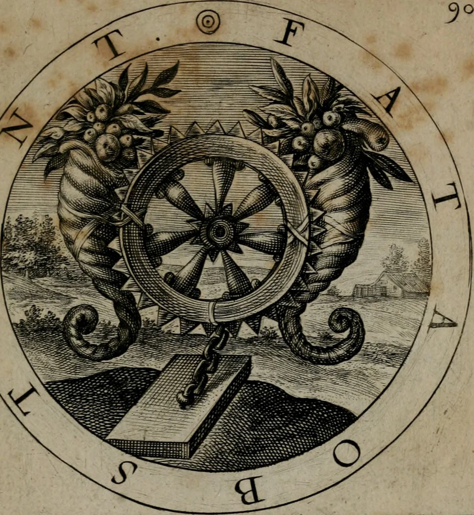 An illustration from Gabrielis Rollenhagii Selectorum emblematum centuria secunda, 1613, leaf 200