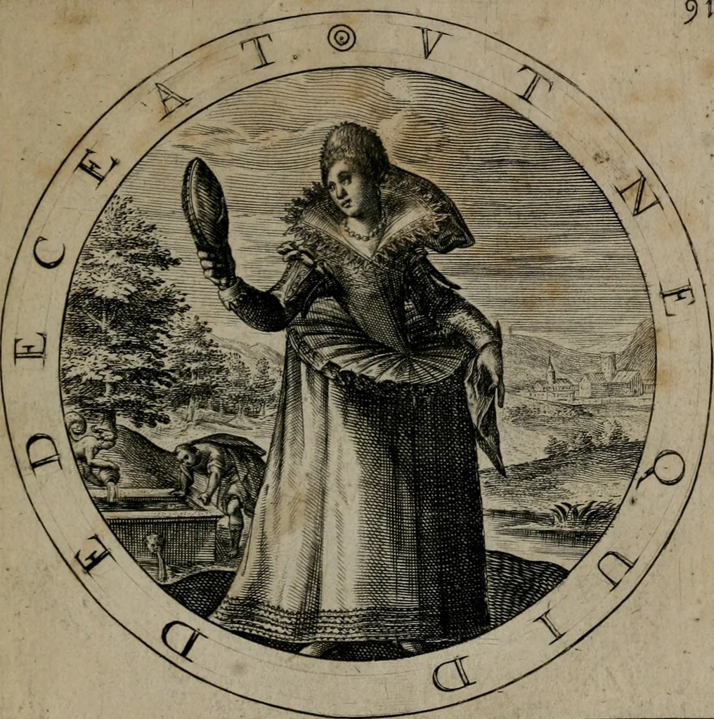 An illustration from Gabrielis Rollenhagii Selectorum emblematum centuria secunda, 1613, leaf 202