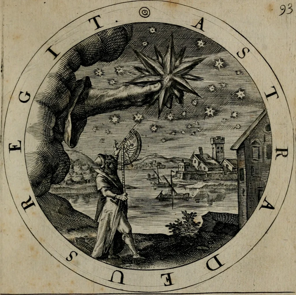 An illustration from Gabrielis Rollenhagii Selectorum emblematum centuria secunda, 1613, leaf 206