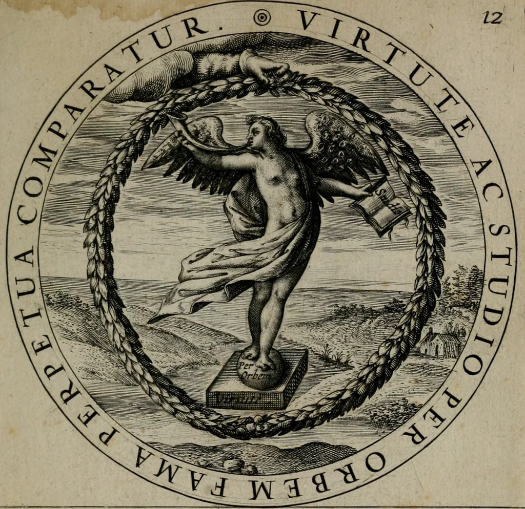 An illustration from Gabrielis Rollenhagii Selectorum emblematum centuria secunda, 1613, leaf 54
