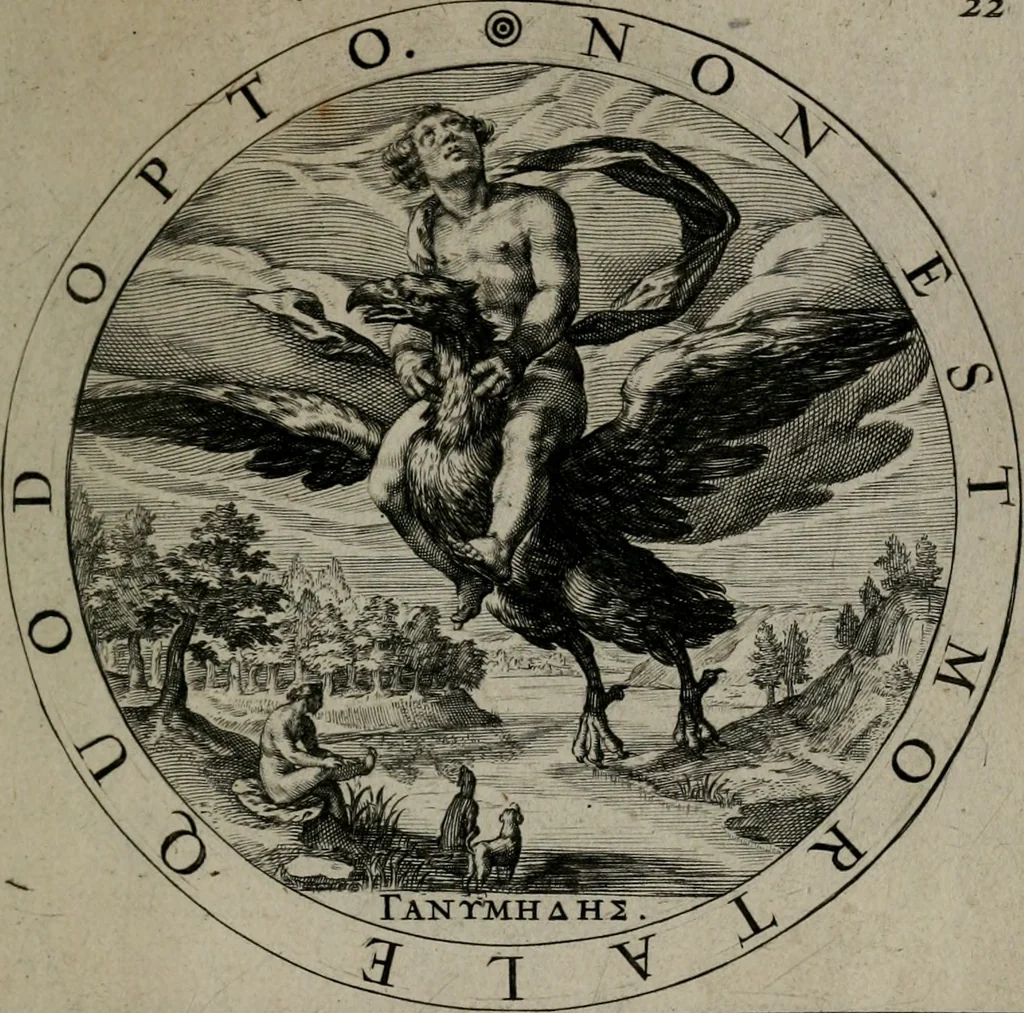 An illustration from Gabrielis Rollenhagii Selectorum emblematum centuria secunda, 1613, leaf 70