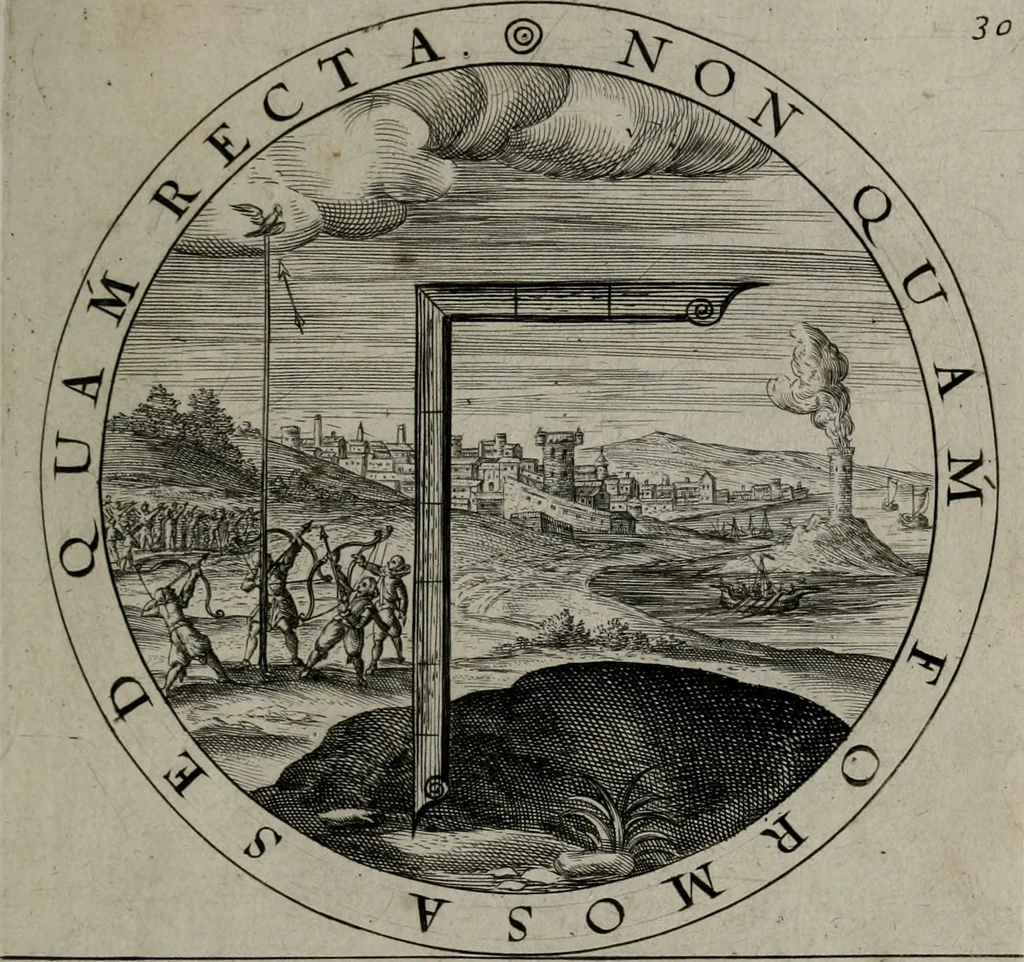 An illustration from Gabrielis Rollenhagii Selectorum emblematum centuria secunda, 1613, leaf 84