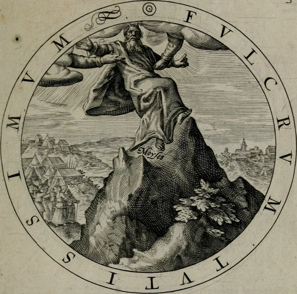 An illustration from Gabrielis Rollenhagii Selectorum emblematum centuria secunda, 1613, leaf 96