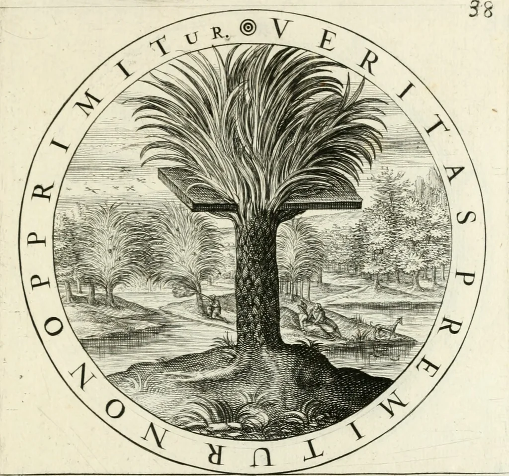 An illustration from Gabrielis Rollenhagii Selectorum emblematum centuria secunda, 1613, leaf 102