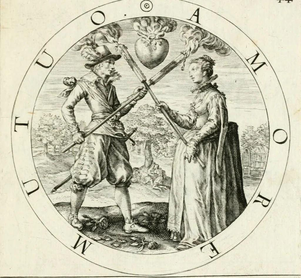 An illustration from Gabrielis Rollenhagii Selectorum emblematum centuria secunda, 1613, leaf 114