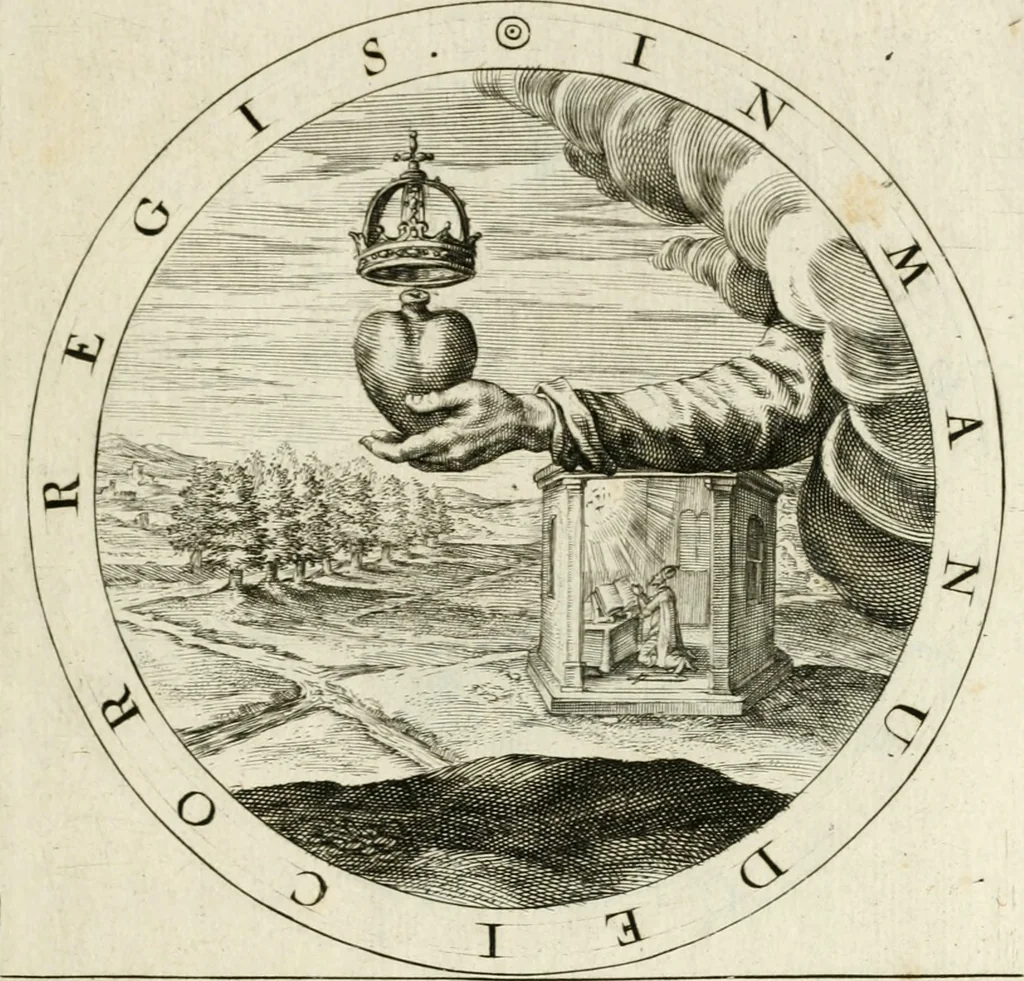 An illustration from Gabrielis Rollenhagii Selectorum emblematum centuria secunda, 1613, leaf 118