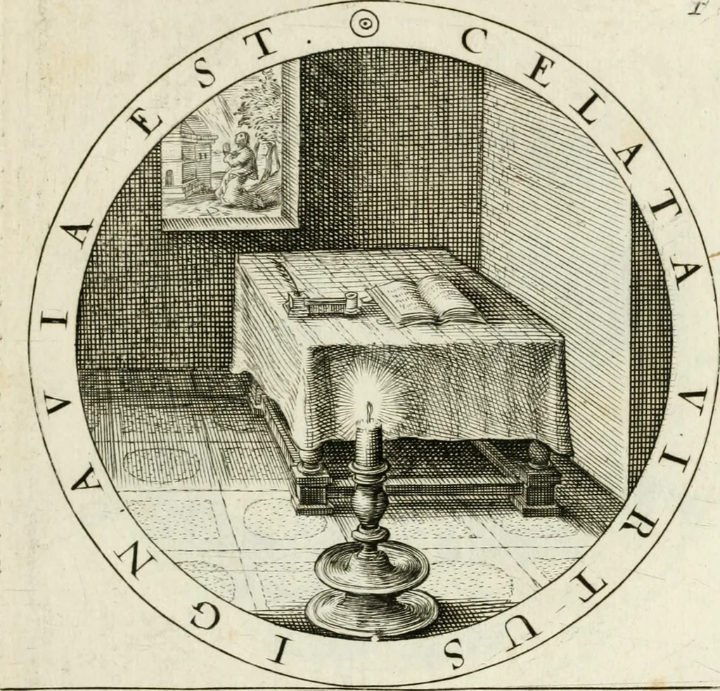 An illustration from Gabrielis Rollenhagii Selectorum emblematum centuria secunda, 1613, leaf 120
