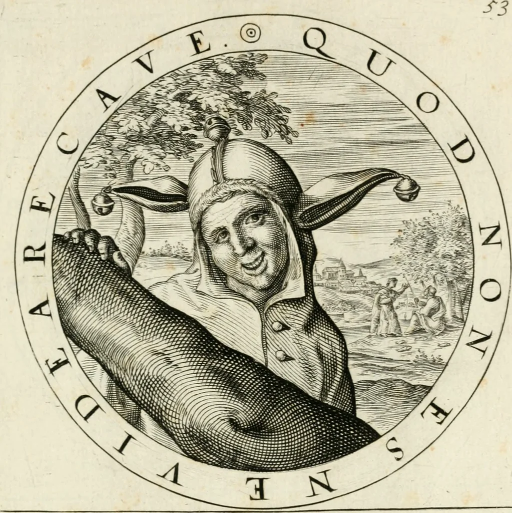 An illustration from Gabrielis Rollenhagii Selectorum emblematum centuria secunda, 1613, leaf 132