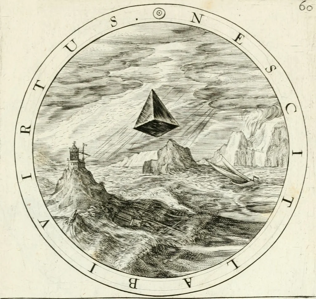 An illustration from Gabrielis Rollenhagii Selectorum emblematum centuria secunda, 1613, leaf 146