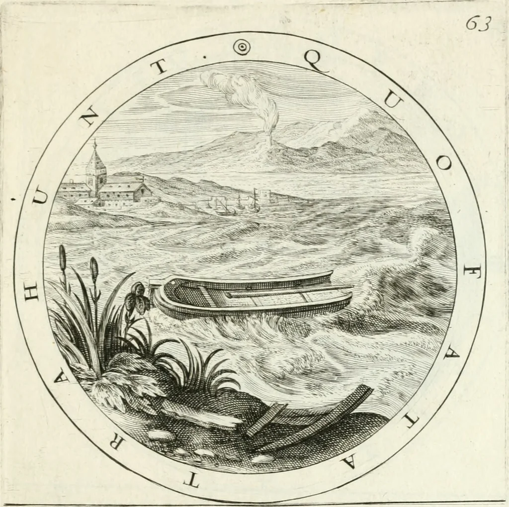 An illustration from Gabrielis Rollenhagii Selectorum emblematum centuria secunda, 1613, leaf 152