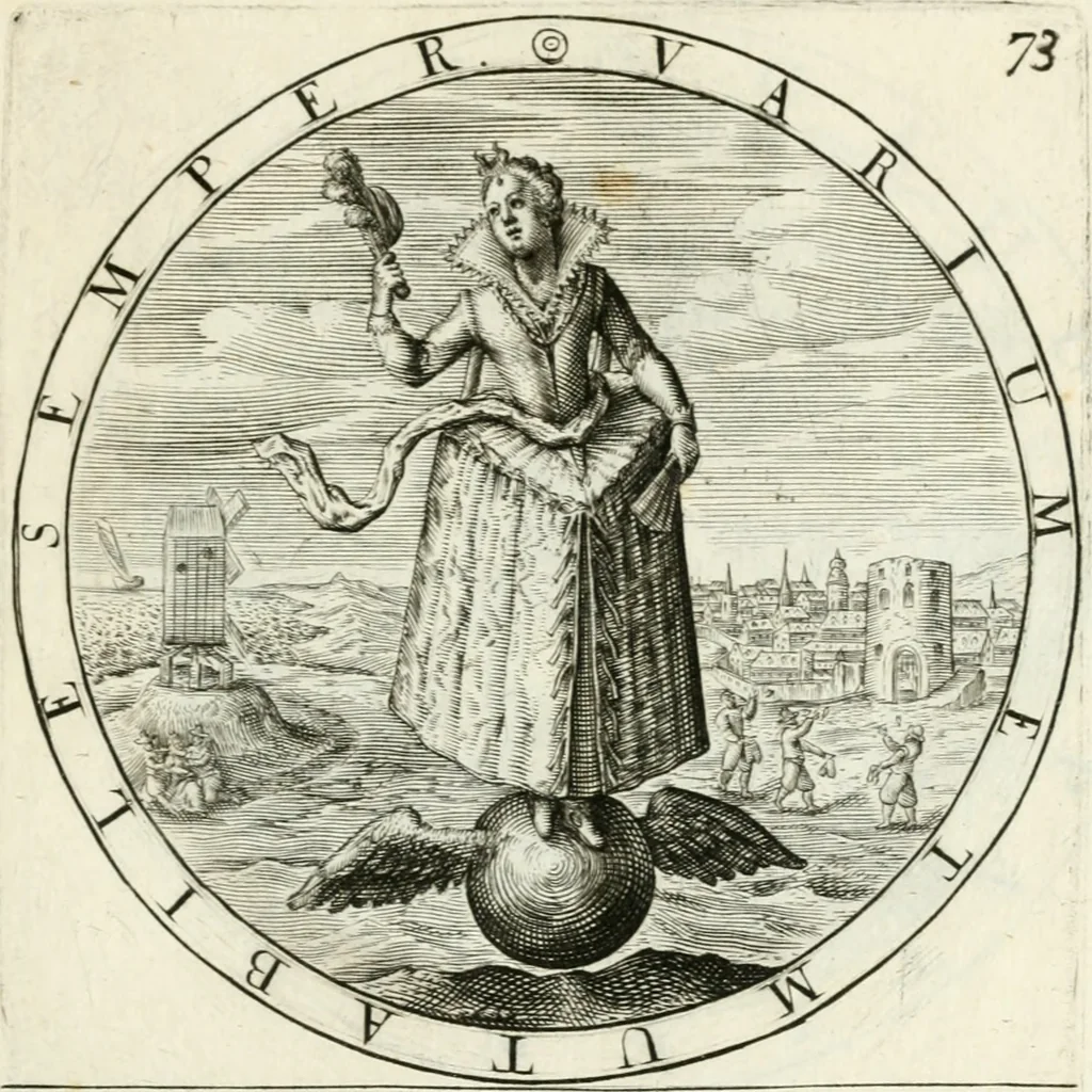 An illustration from Gabrielis Rollenhagii Selectorum emblematum centuria secunda, 1613, leaf 172