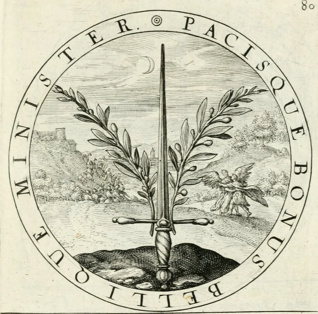An illustration from Gabrielis Rollenhagii Selectorum emblematum centuria secunda, 1613, leaf 186