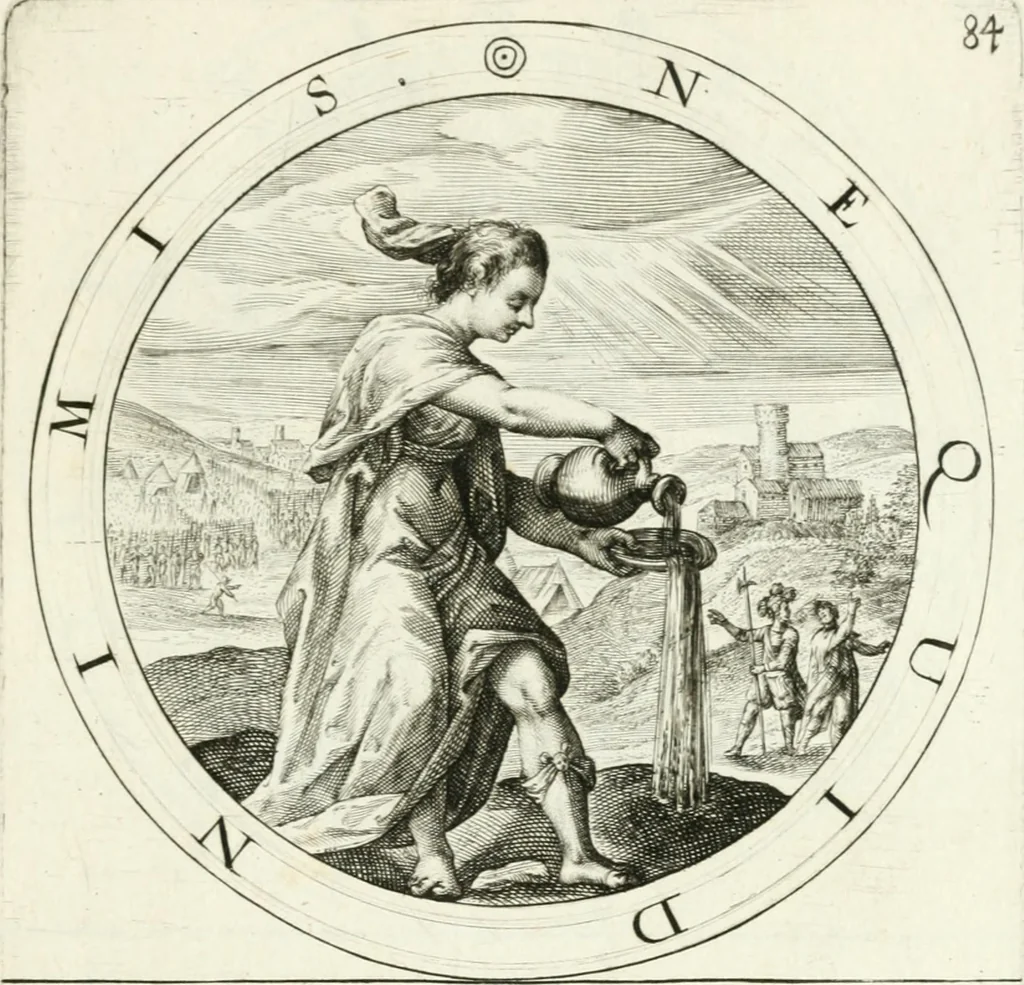 An illustration from Gabrielis Rollenhagii Selectorum emblematum centuria secunda, 1613, leaf 194
