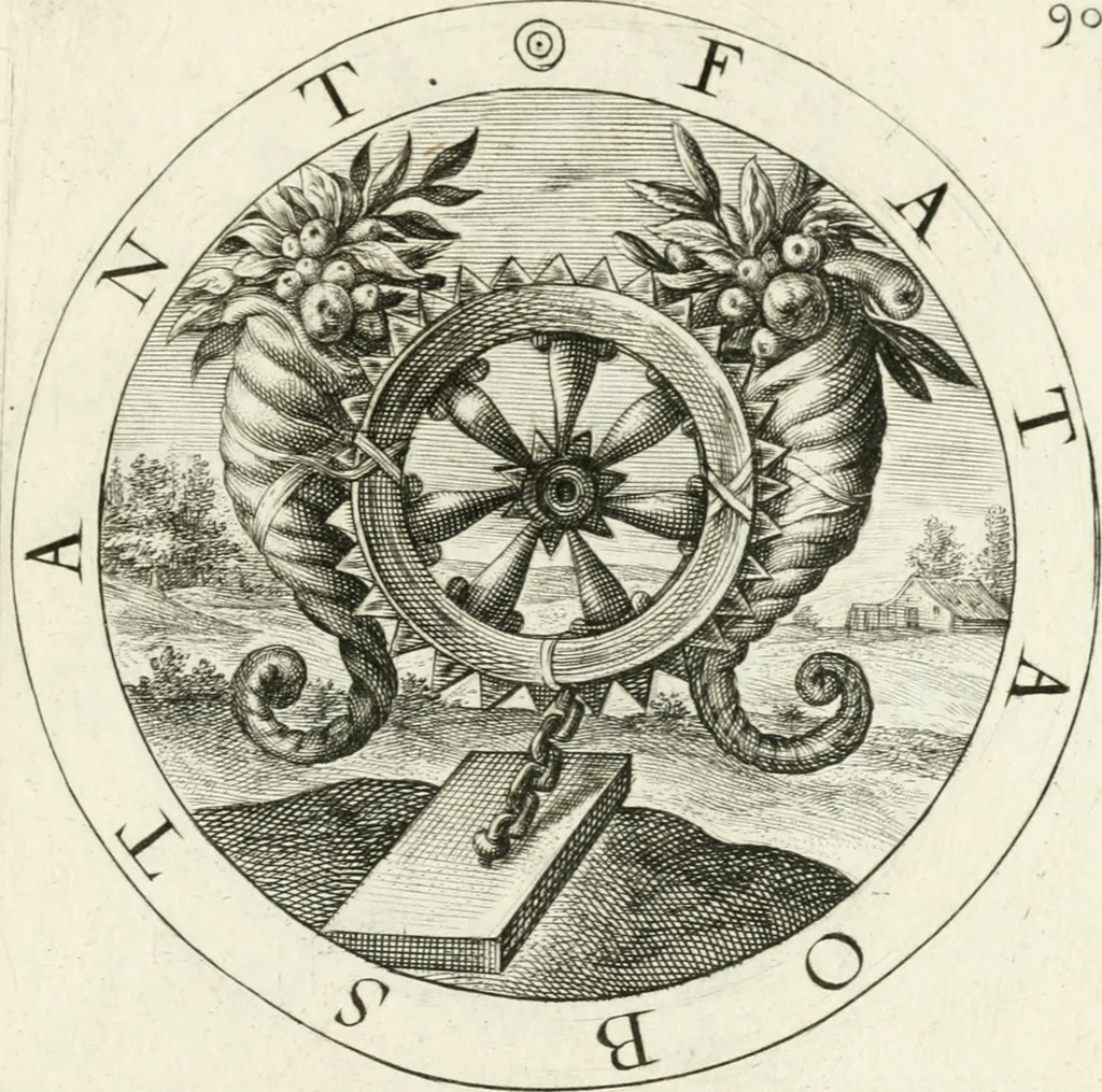 An illustration from Gabrielis Rollenhagii Selectorum emblematum centuria secunda, 1613, leaf 206