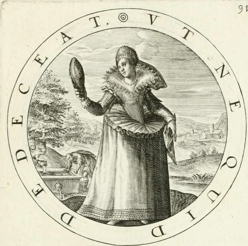An illustration from Gabrielis Rollenhagii Selectorum emblematum centuria secunda, 1613, leaf 208