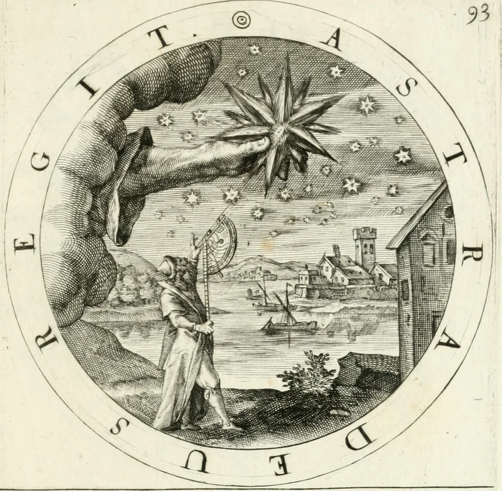 An illustration from Gabrielis Rollenhagii Selectorum emblematum centuria secunda, 1613, leaf 212