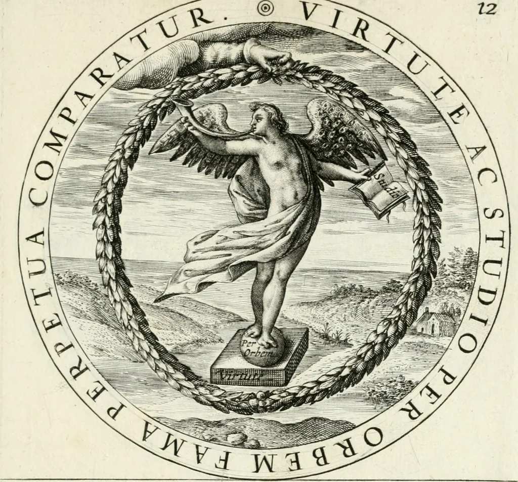 An illustration from Gabrielis Rollenhagii Selectorum emblematum centuria secunda, 1613, leaf 50