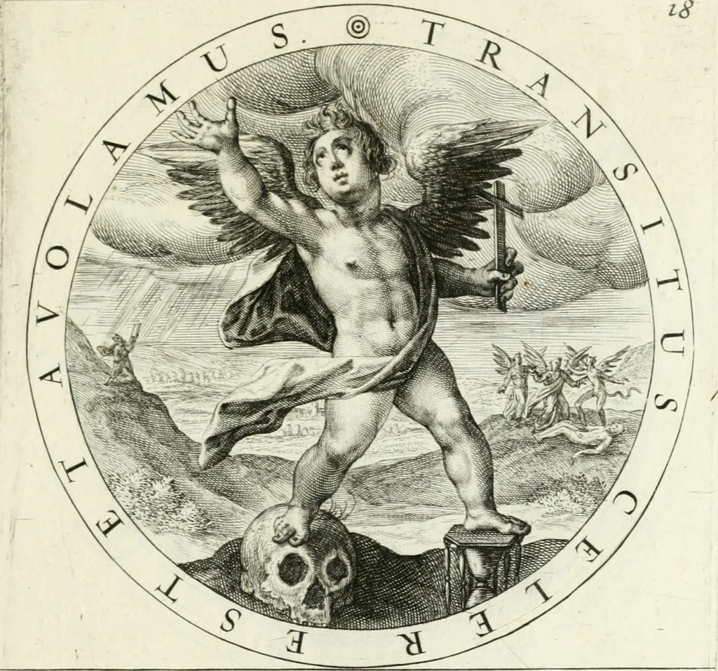 An illustration from Gabrielis Rollenhagii Selectorum emblematum centuria secunda, 1613, leaf 62