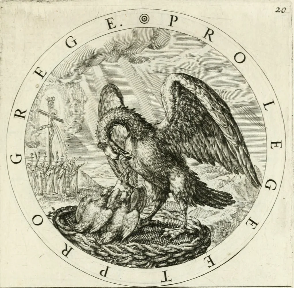 An illustration from Gabrielis Rollenhagii Selectorum emblematum centuria secunda, 1613, leaf 66