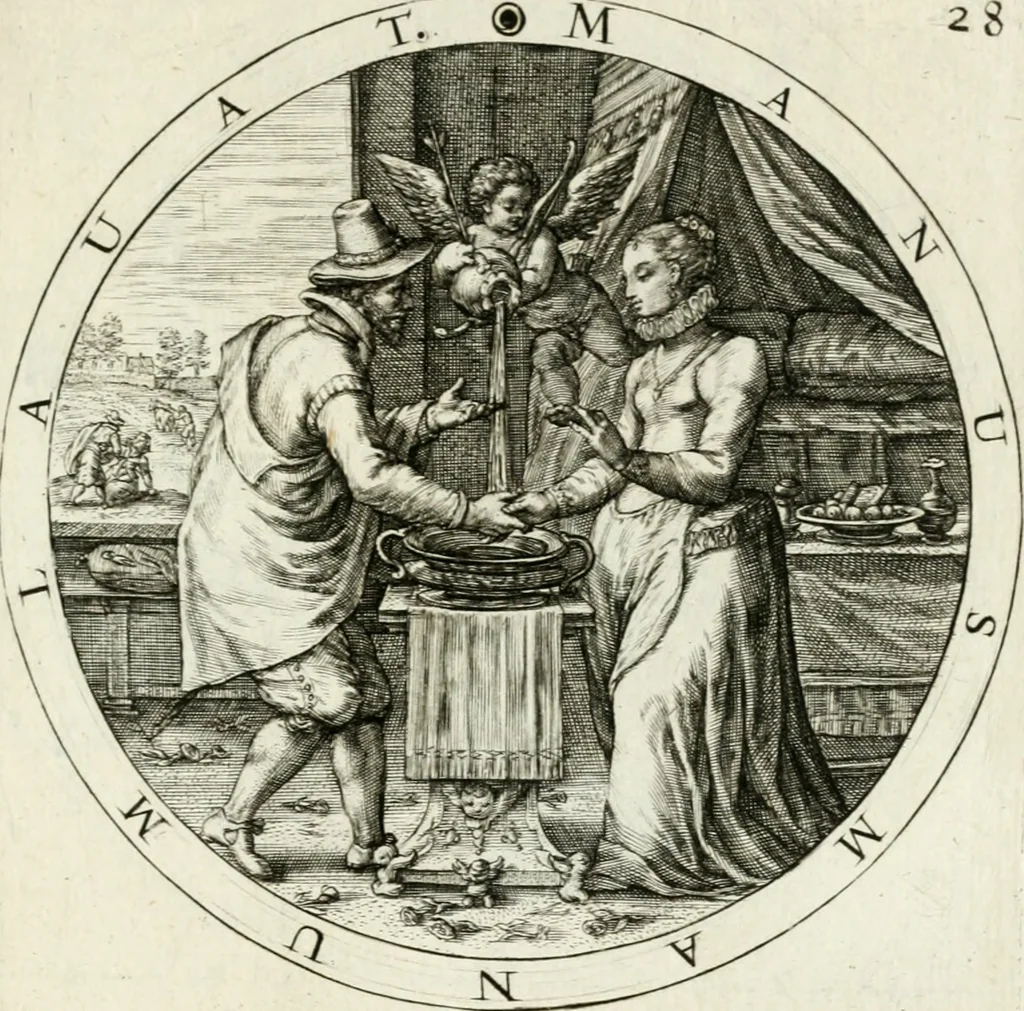 An illustration from Gabrielis Rollenhagii Selectorum emblematum centuria secunda, 1613, leaf 82