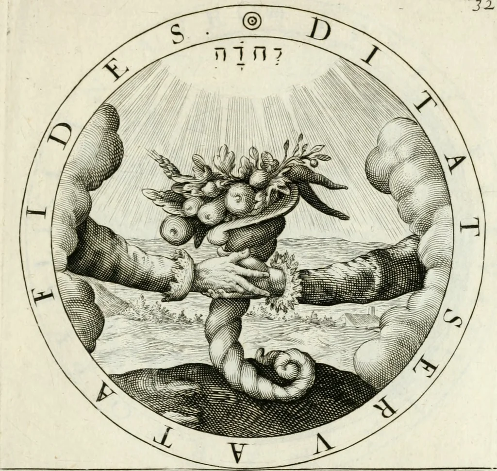 An illustration from Gabrielis Rollenhagii Selectorum emblematum centuria secunda, 1613, leaf 90