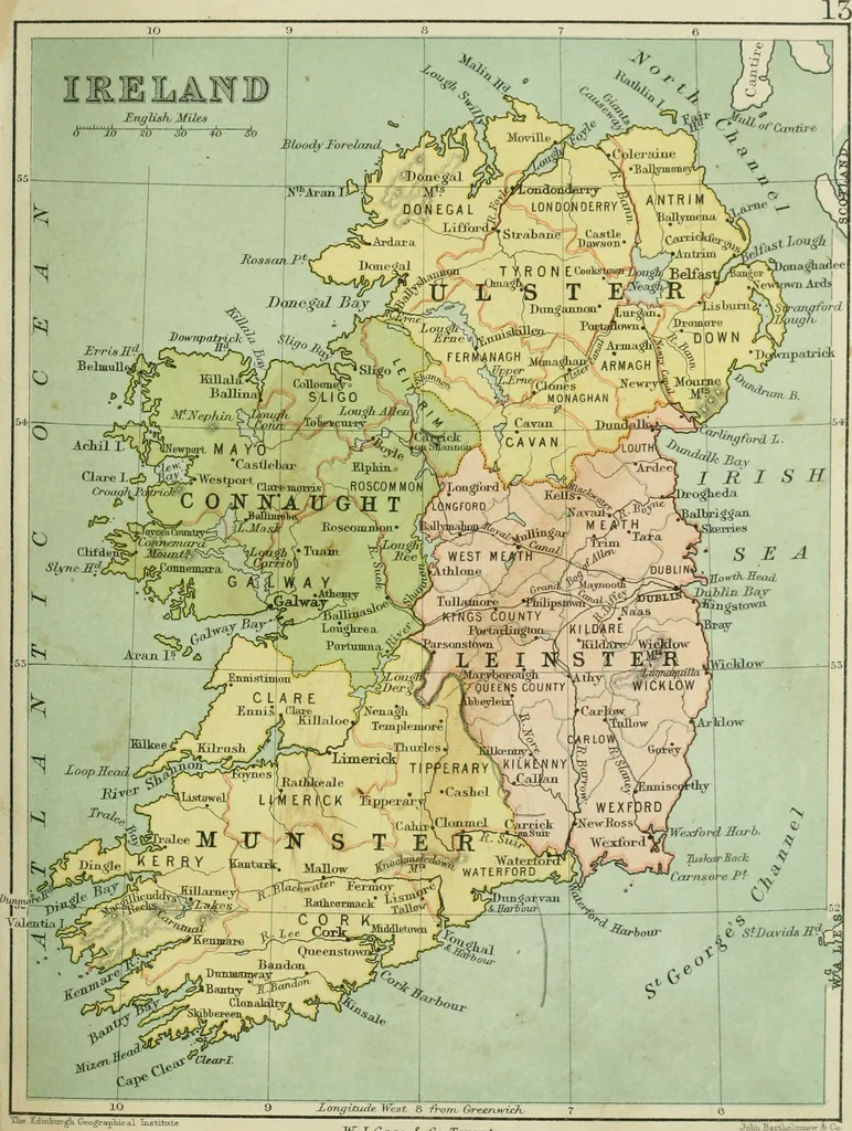 An illustration from Gage's new primer of map geography : for pupils preparing for promotion examinations, pupils preparing for entrance examinations, pupils preparing for junior and senior leaving examinations, students preparing for teachers' certificates, and all official examinations, 1892, leaf 116