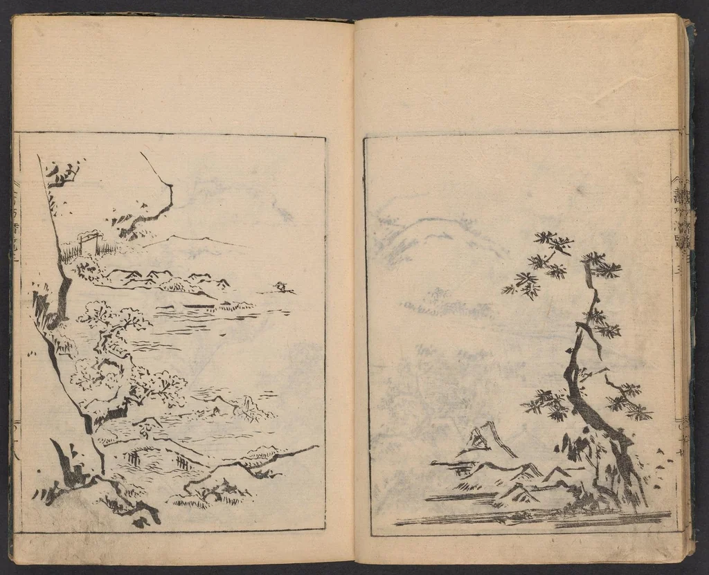 An illustration from Gakō senran, 1740, leaf 17
