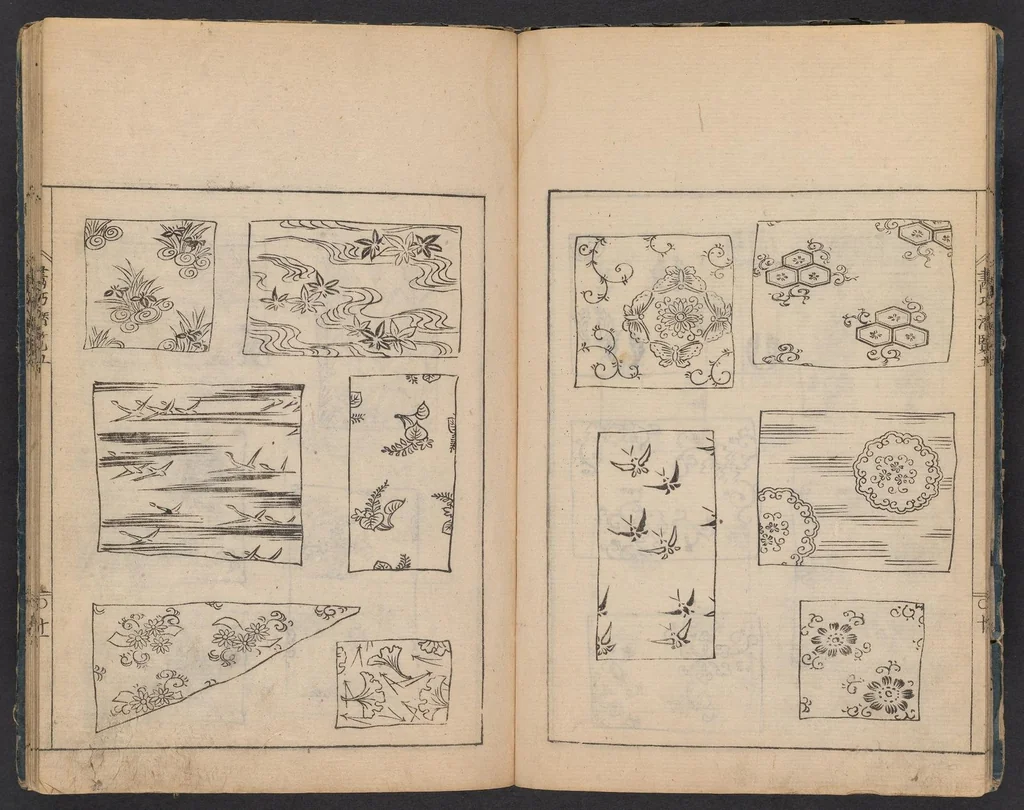 An illustration from Gakō senran, 1740, leaf 12