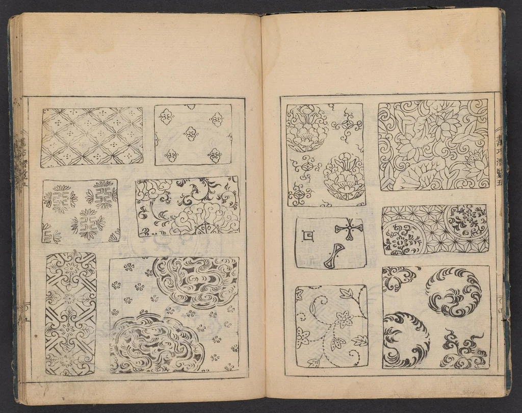 An illustration from Gakō senran, 1740, leaf 6