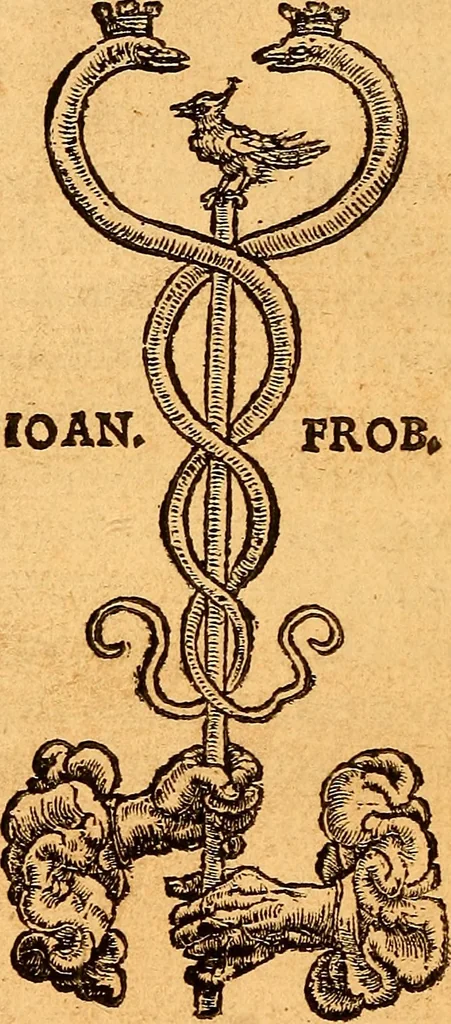 An illustration from Galenime dicorvm Exhortatio ad bonas arteis, praesertim medicinam, de optimo docendi genere, & quale oporteat esse medicu, 1526, leaf 69
