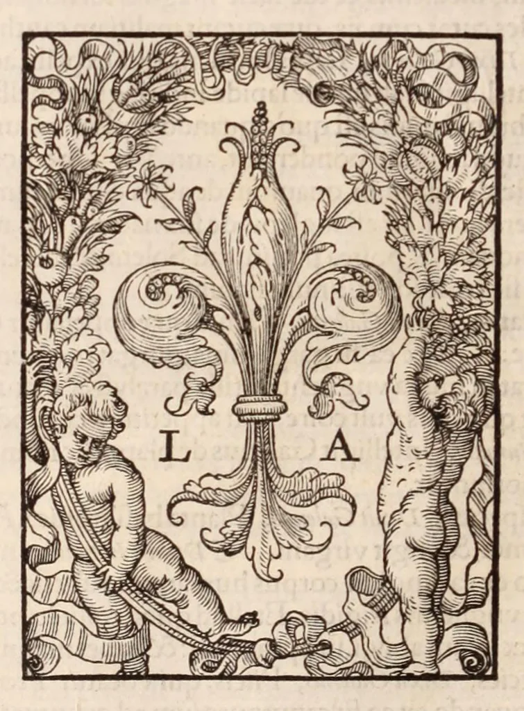 An illustration from Galeni omnia quae extant opera : in latinum sermonem conuersa, 1565, leaf 586