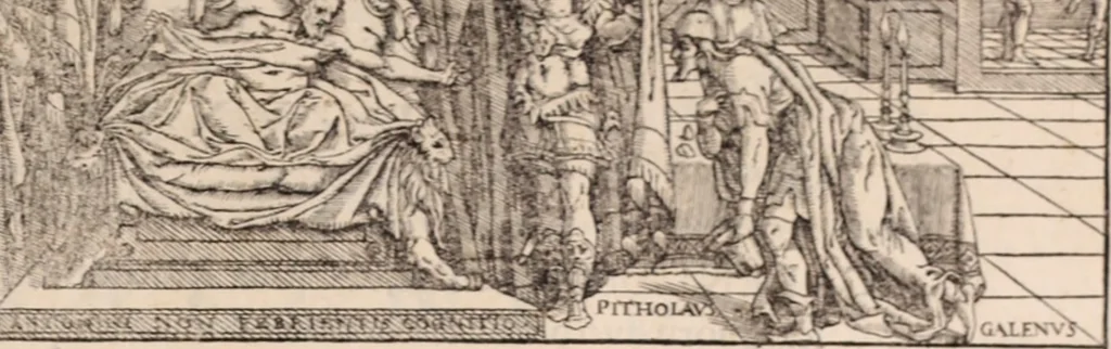 An illustration from Galeni omnia quae extant opera : in latinum sermonem conuersa, 1565, leaf 226
