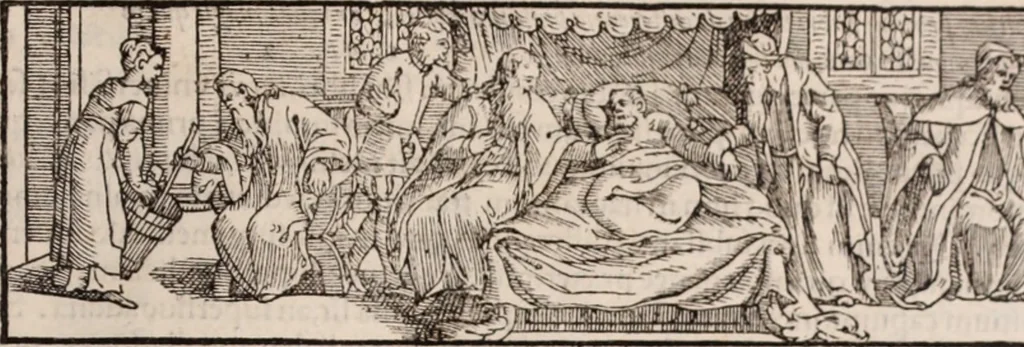 An illustration from Galeni omnia quae extant opera : in latinum sermonem conuersa, 1565, leaf 860