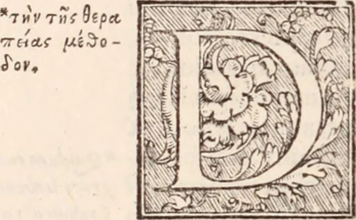 An illustration from Galeni omnia quae extant opera : in latinum sermonem conuersa, 1565, leaf 711