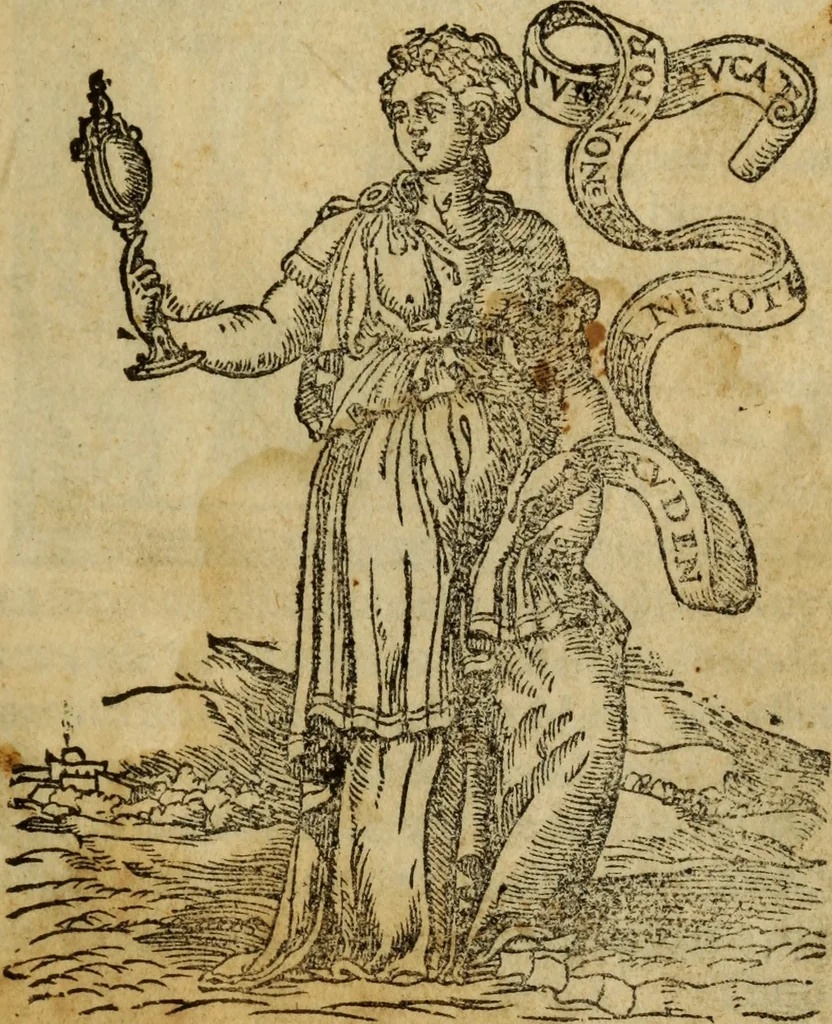 An illustration from Galeno Della natura et vertu di cibi in italiano, 1562, leaf 4