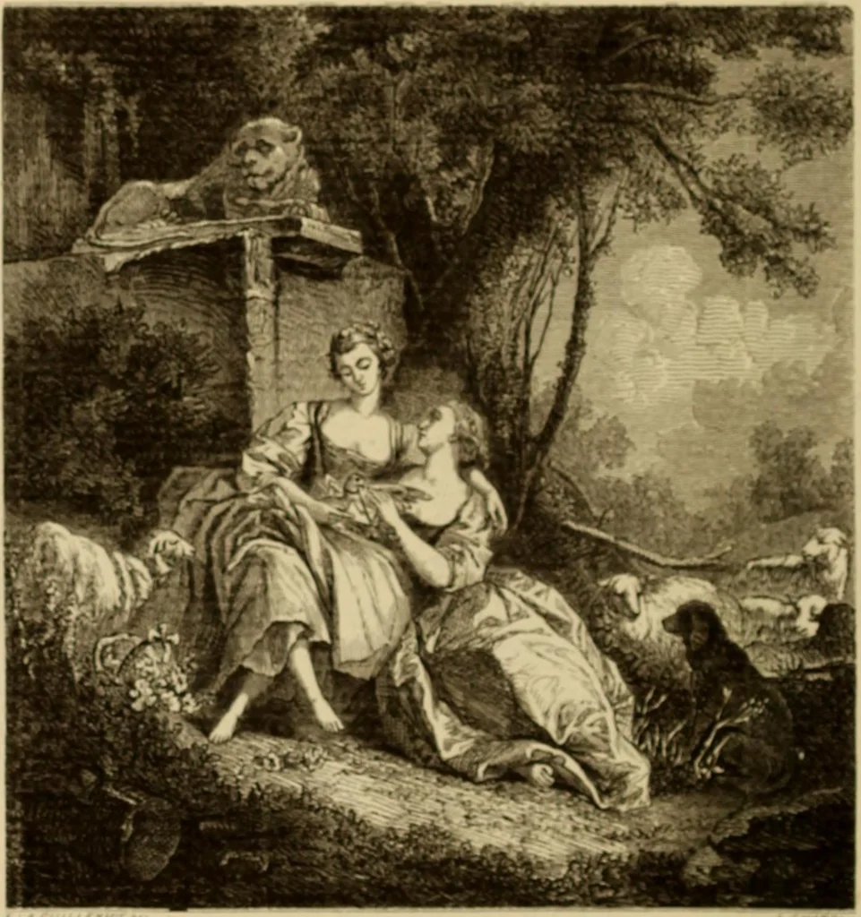 An illustration from Galerie de MM. Pereire, 1864, leaf 24