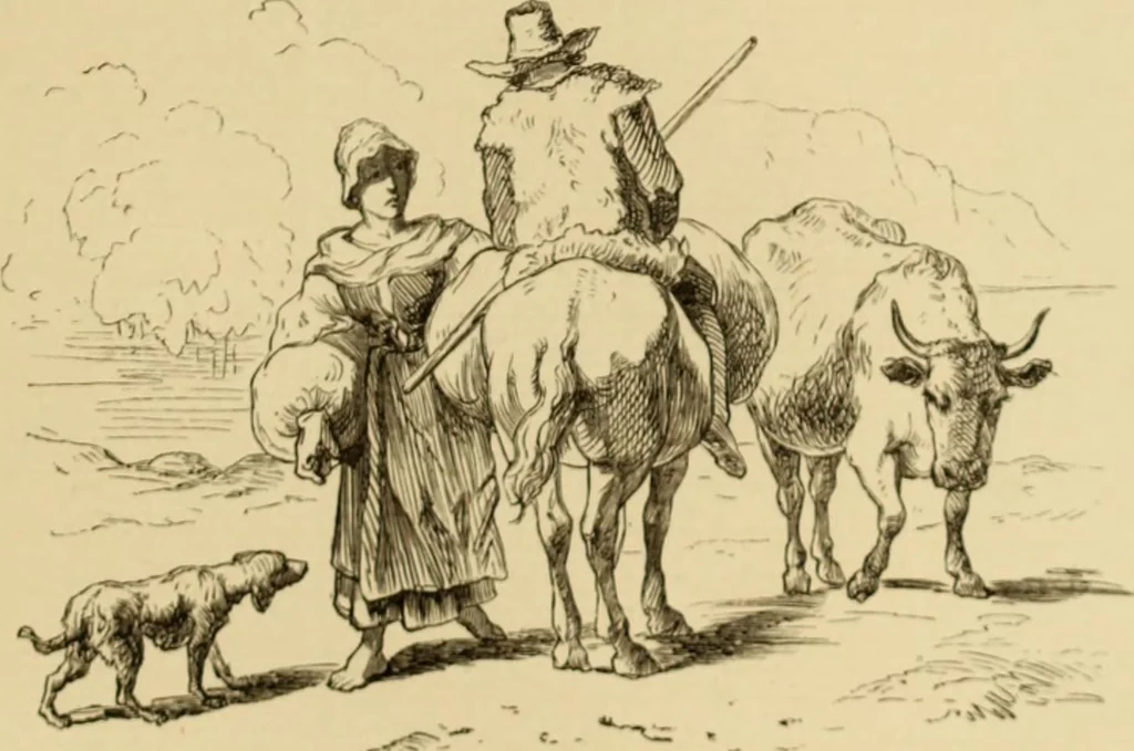 An illustration from Galerie de MM. Pereire, 1864, leaf 65
