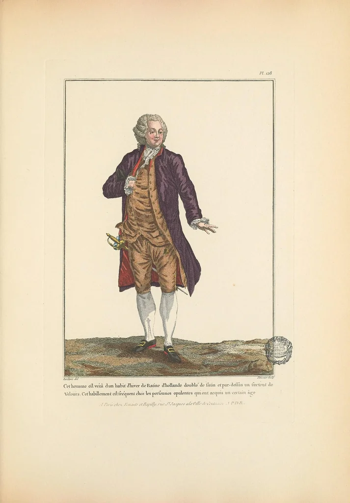 An illustration from Galerie des modes et costumes français, dessinés d'après nature, 1778-1787;, 1912, leaf 77
