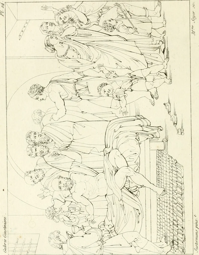 An illustration from Galerie Giustiniani; ou, Catalogue figuré des tableaux de cette célèbre Galerie, 1812, leaf 107