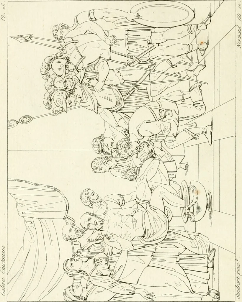 An illustration from Galerie Giustiniani; ou, Catalogue figuré des tableaux de cette célèbre Galerie, 1812, leaf 115