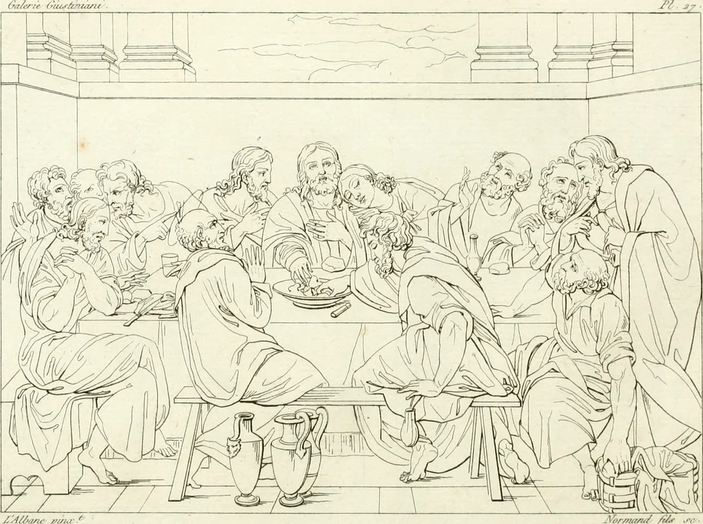 An illustration from Galerie Giustiniani; ou, Catalogue figuré des tableaux de cette célèbre Galerie, 1812, leaf 119